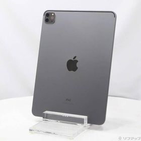 〔中古〕Apple(アップル) iPad Pro 11インチ 第2世代 128GB スペースグレイ NY232J／A Wi-Fi〔295-ud〕