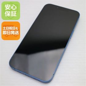 アイフォーン(iPhone)の超美品 SIMフリー iPhone13 512GB ブルー M777(スマートフォン本体)