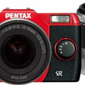 【中古】「非常に良い」PENTAX デジタルミラーレス一眼 Q10 ダブルズームキット [標準ズーム 02 STANDARD ZOOM ・望遠ズーム 06 TELEPHOTO ZOOM] レッド Q10