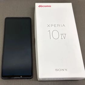 【ジャンク品】Xperia 10 Ⅳ 128GB ブラック docomo -AT13-