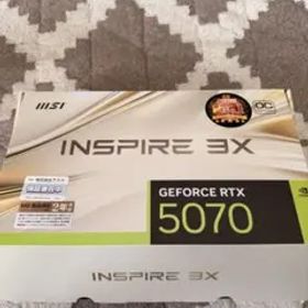 美品 MSI GeForce RTX 5070 12G INSPIRE 3X