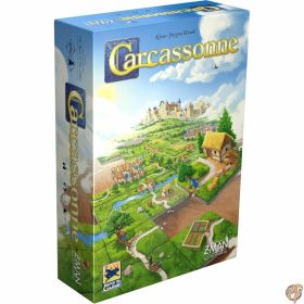 【クーポン配信中】Carcassonne ボードゲーム (ベースゲーム) | ファミリーボードゲーム 大人と家族のためのボードゲーム 戦略ボードゲーム 中世アドベンチャーボードゲーム 対象年齢7歳以上 2~5人用 Z-Man Games製