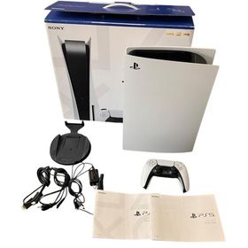 ■Sony PS5 PlayStation5 CFI-1000A01 本体 825GB ディスクドライブ搭載 外箱 付属品あり 動作確認済 上部小傷あり