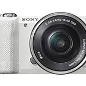 【中古】SONY α5000 パワーズームレンズキット(ホワイト／デジタル一眼)