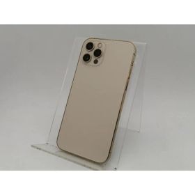 【中古】Apple au 【SIMロック解除済み】 iPhone 12 Pro 128GB ゴールド MGM73J/A【なんば】保証期間1ヶ月【ランクC】