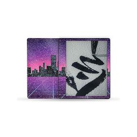 MightySkins Glossy Glitter Skin Compatible with Kindle Scribe (2022) Full Wrap - Synthwave City | Protective High-Gloss Glitter Finish | E_並行輸入