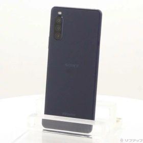【中古】SONY(ソニー) Xperia 10 II 64GB ブルー SO-41A docomoロック解除SIMフリー 【352-ud】