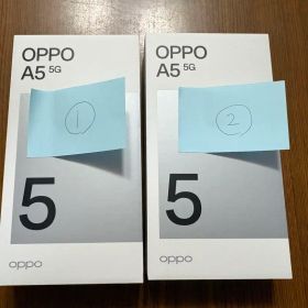 【2台まとめ】OPPO A5 5G グリーン SIMなし