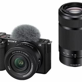 SONY VLOGCAM ZV-E10X ダブルズームレンズキット [ブラック]【お取り寄せ商品（3週間から4週間程度での入荷、発送）】