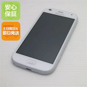 【中古】 新品同様 F-42A らくらくスマートフォン ホワイト 安心保証 即日発送 スマホ 白ロム 富士通 土日祝発送OK