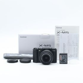 フジフイルム(富士フイルム)のFUJIFILM X-M5 レンズキット XF15-45mm ブラック(ミラーレス一眼)