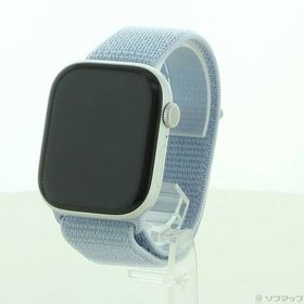 【中古】Apple(アップル) Apple Watch Series 10 GPS + Cellular 46mm シルバーアルミニウムケース ブルークラウドスポーツループ 【352-ud】