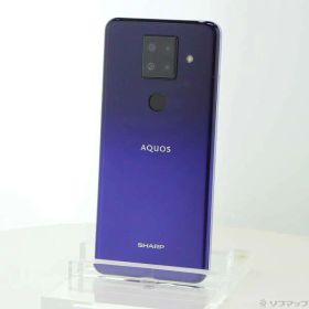 【中古】SHARP(シャープ) AQUOS sense4 plus 128GB パープル SH-M16 楽天 SIMフリー 【348-ud】