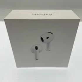 未開封 AirPods 4 エアポッツ MXP93J/A アクティブノイズキャンセリング機能搭載 シリアル登録済み イヤホン （ME55-2845）