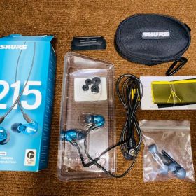 SHURE SE215 クリアブルー イヤホン おまけ付き