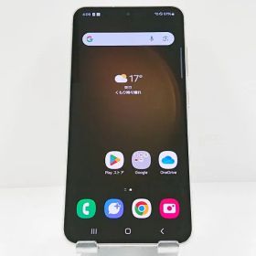 Galaxy S23 SCG19 au クリーム 送料無料 本体 c11483