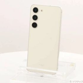 ソフマップ 〔中古品〕 Galaxy S23 256GB クリーム SCG19 au SIMフリー【262】