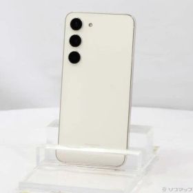 ソフマップ 〔中古品〕 Galaxy S23 256GB クリーム SCG19 au SIMフリー【295】