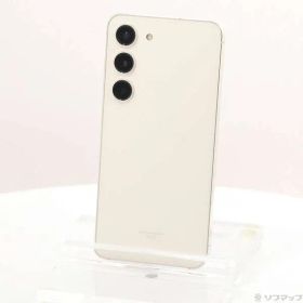ソフマップ 〔中古品〕 Galaxy S23 256GB クリーム SCG19 au SIMフリー【352】