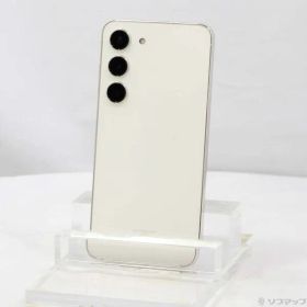 ソフマップ 〔中古品〕 Galaxy S23 256GB クリーム SCG19 au SIMフリー【269】