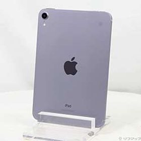 〔中古品〕 iPad mini 第6世代 64GB パープル MK8E3J／A SIMフリー ［8.3インチ液晶／A15 Bionic］〔中古品〕 iPad mini 第6世代 64GB パープル MK8E3J／A SIMフリー ［8.3インチ液晶／A15 Bionic］