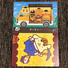 ニンテンドウ(任天堂)の新品 amiiboカード マーティー＆シール サンリオ アミーボカード あつ森①(その他)