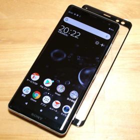 XPERIA XZ3 SOV39(S)液晶保護3Dガラス付SIMロック解除済