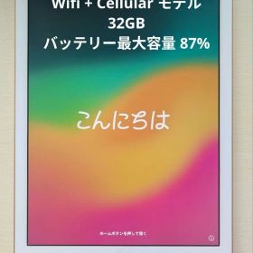 iPad 第6世代 32GB Cellularモデル SIMフリー 本体