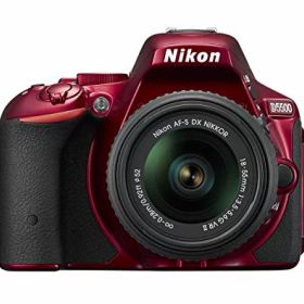 【中古】Nikon デジタル一眼レフカメラ D5500 18-55 VRII レンズキット レッド 2416万画素 3.2型液晶 タッチパネル D5500LK18-55RD
