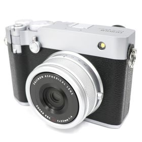 フジフイルム(富士フイルム)の中古富士フイルム GFX100RF コンパクトデジタルカメラ gfx100rf-s シルバー【可(C)】(コンパクトデジタルカメラ)