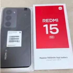 REDMI 15 5G 128GB ブラック 本体