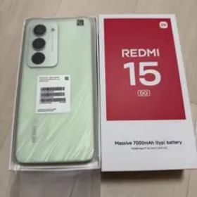 REDMI 15 5G 本体 ミントグリーン未使用