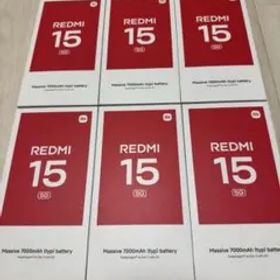 Xiaomi Redmi 15 5G 128GB 本体 6台セット
