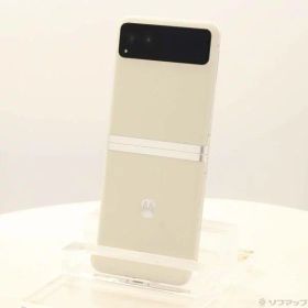 【中古】Motorola(モトローラ) motorola razr 40 256GB バニラクリーム PAYC0001JP SIMフリー 【344-ud】
