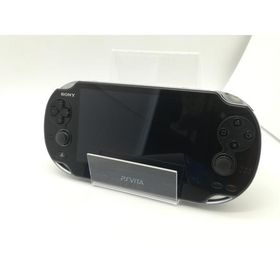 【中古】SONY PlayStation VITA 3G/Wi-Fiモデル クリスタルブラック PCH-1100 AB01【OSU301】保証期間１ヶ月【ランクB】