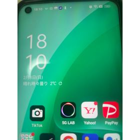 オッポ(OPPO)のOPPO SIMフリースマートフォン A55S 5G ブラック(スマートフォン本体)