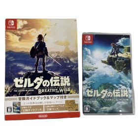 任天堂 スイッチ ゼルダの伝説 ブレスオブザワイルド ティアーズオブザキングダム 2本セット 中古 O10880828
