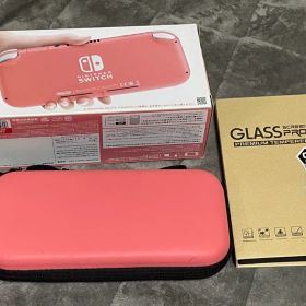 Nintendo Switch Lite ピンク 本体 + ケース + ソフト