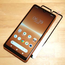 傷少XPERIA Ace III A203SO(OR)保護ガラス付 SIMフリー