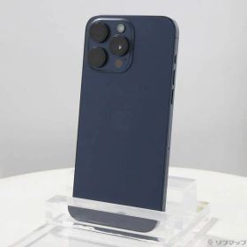 ソフマップ 〔中古品〕 iPhone15 Pro Max 256GB ブルーチタニウム MU6T3J／A SIMフリー【377】
