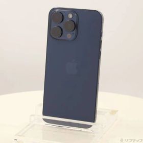 ソフマップ 〔中古品〕 iPhone15 Pro Max 512GB ブルーチタニウム MU6X3J／A SIMフリー【377】