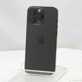 【中古】Apple(アップル) iPhone16 Pro Max 256GB ブラックチタニウム 3N528J／A SIMフリー 【344-ud】