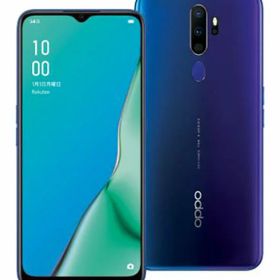 【中古】【安心保証】 OPPO A5 2020 CPH1943[64GB] 楽天モバイル ブルー