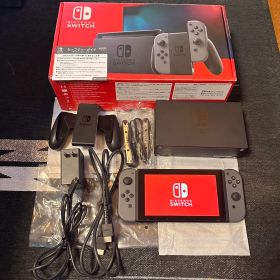 ニンテンドースイッチ本体 Joy-Conグレー 箱付 動作確認済 Switch