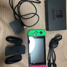 Nintendo Switch 本体 ジャンク品 グリーン/ピンク