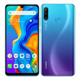 【中古】【安心保証】 HUAWEI P30 lite MAR-LX2J[64GB] Y!mobile ピーコックブルー