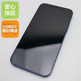 アイフォーン(iPhone)のSIMフリー iPhone12 128GB ブルー M777(スマートフォン本体)