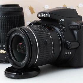 美品❤️Wi-Fi❤️Nikon D5500❤️レンズ2本❤️スマホ転送♪高性能一眼レフ