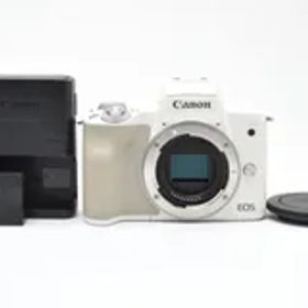 【返品保証】★良品★ Canon キヤノン EOS Kiss M2 ホワイト ボディ 充電器付き #03260121