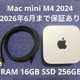 【美品】APPLE Mac mini M4 2024 16GB 256GB